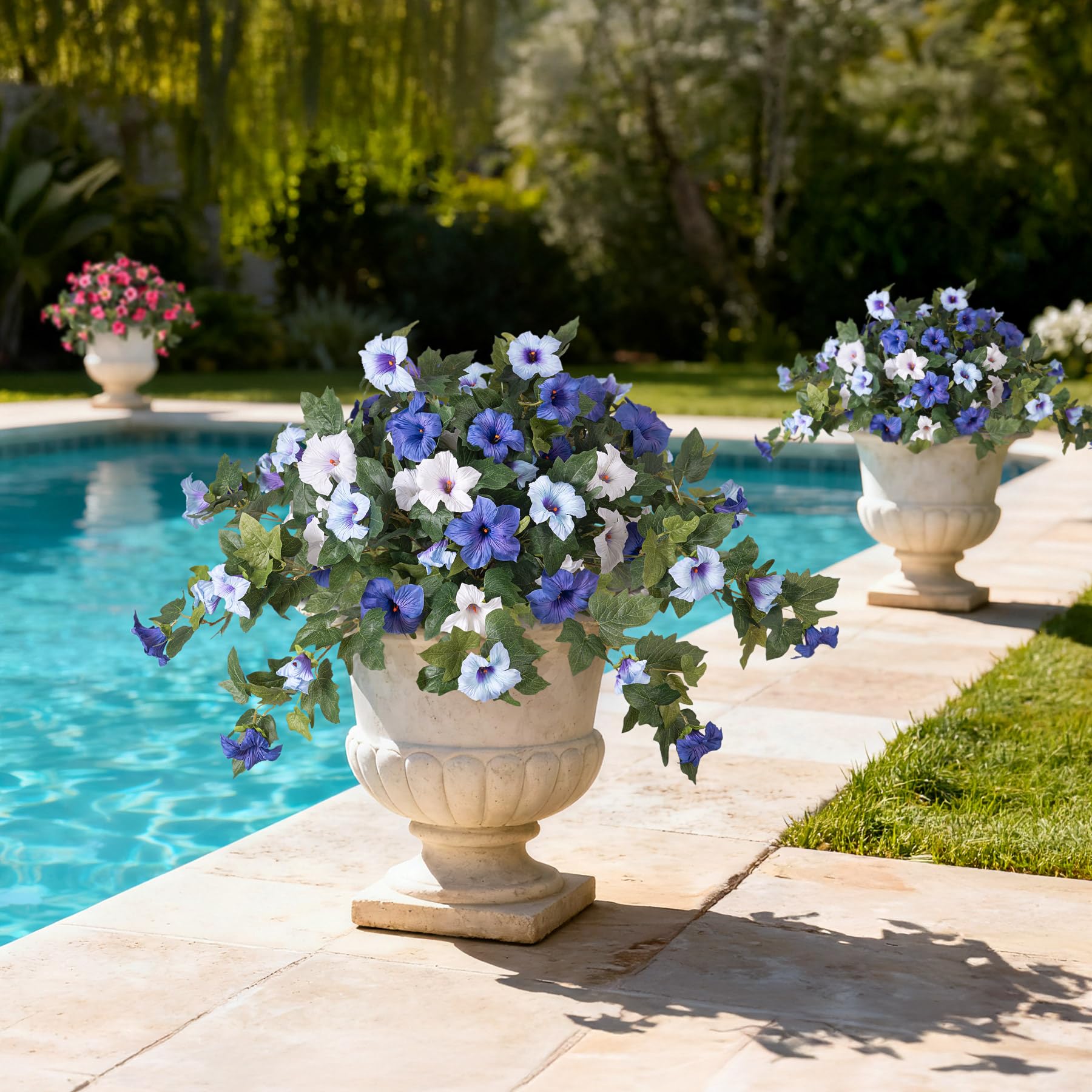 Ammyoo Petunia blue-white pack compatible with multiple setups