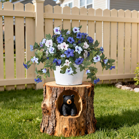 Ammyoo Petunia blue-white arrangement suited for outdoor planters