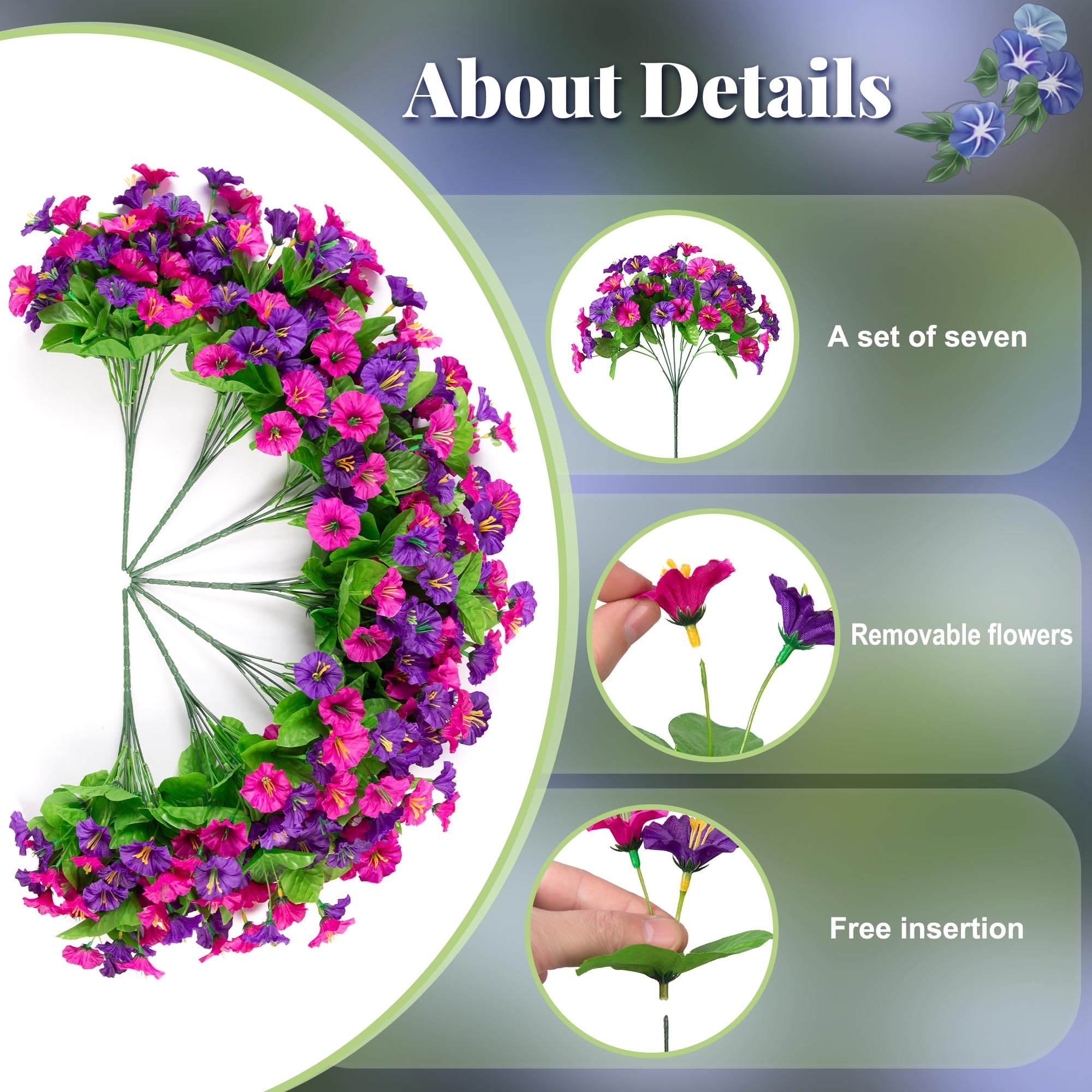 Ammyoo semicircle green grass liner creates a natural base for blooms.