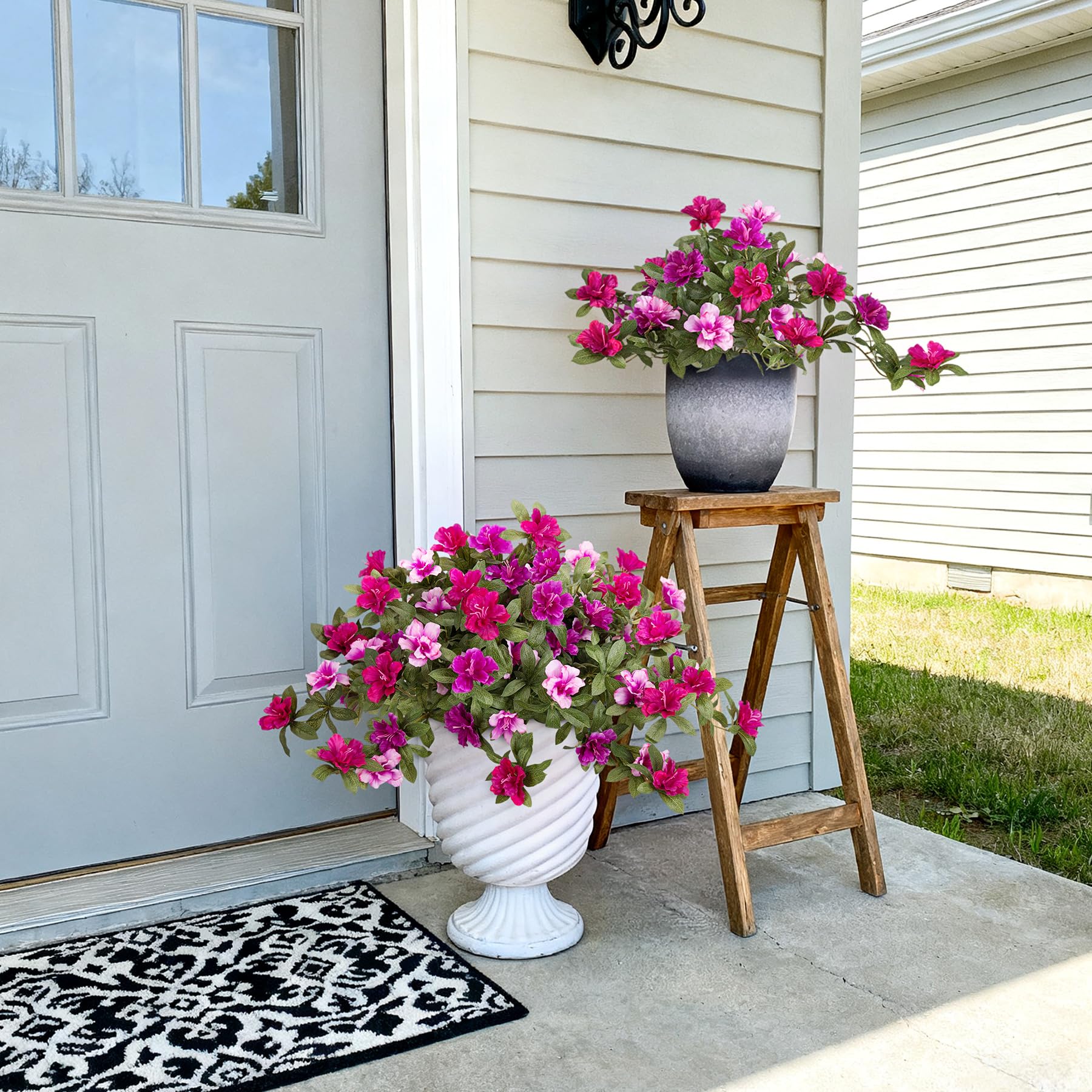 Ammyoo silk azalea arrangement adds vibrant indoor focal point