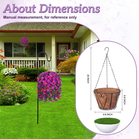 Ammyoo UV-resistant artificial flowers stay vibrant without watering