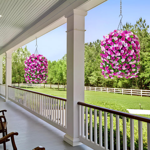 Ammyoo UV-resistant flowers resist fading for enduring outdoor beauty.