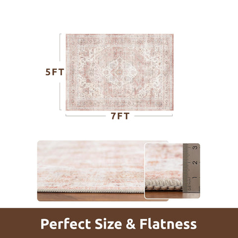 AMOAMI area rug placed under table for office or dining use