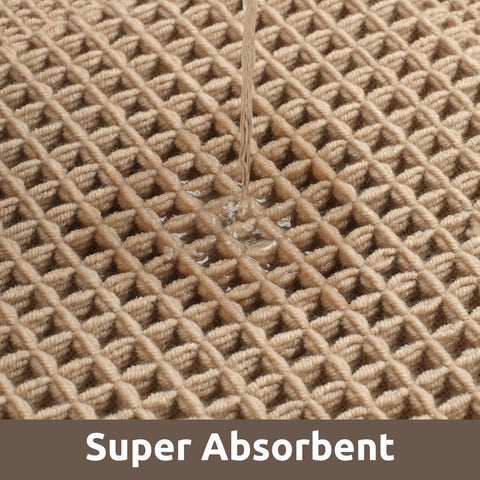 AMOAMI boho-style bath rug features tassels for stylish bathroom decor.