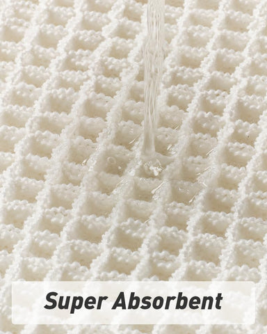 AMOAMI deep waffle texture rapidly absorbs moisture for dry floors