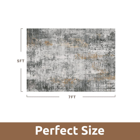 AMOAMI easy-care rug is simple to maintain with routine cleaning.