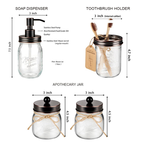 Amolliar Bathroom set fits kitchen and vanity organization needs.