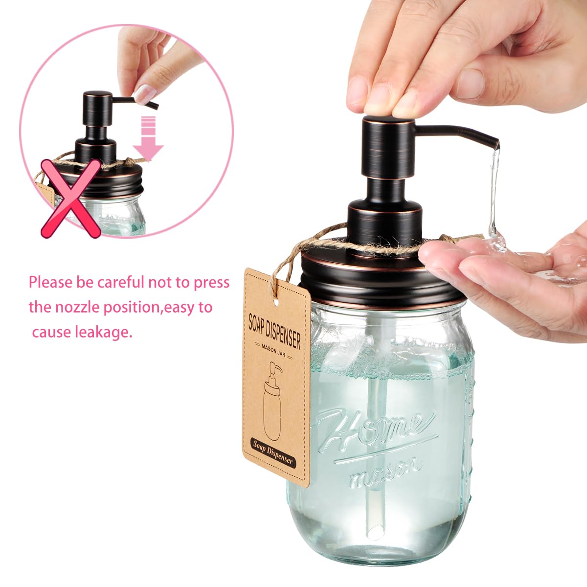 Amolliar Mason Jar Qtip Holders keep cotton swabs neatly organized with rustic charm.