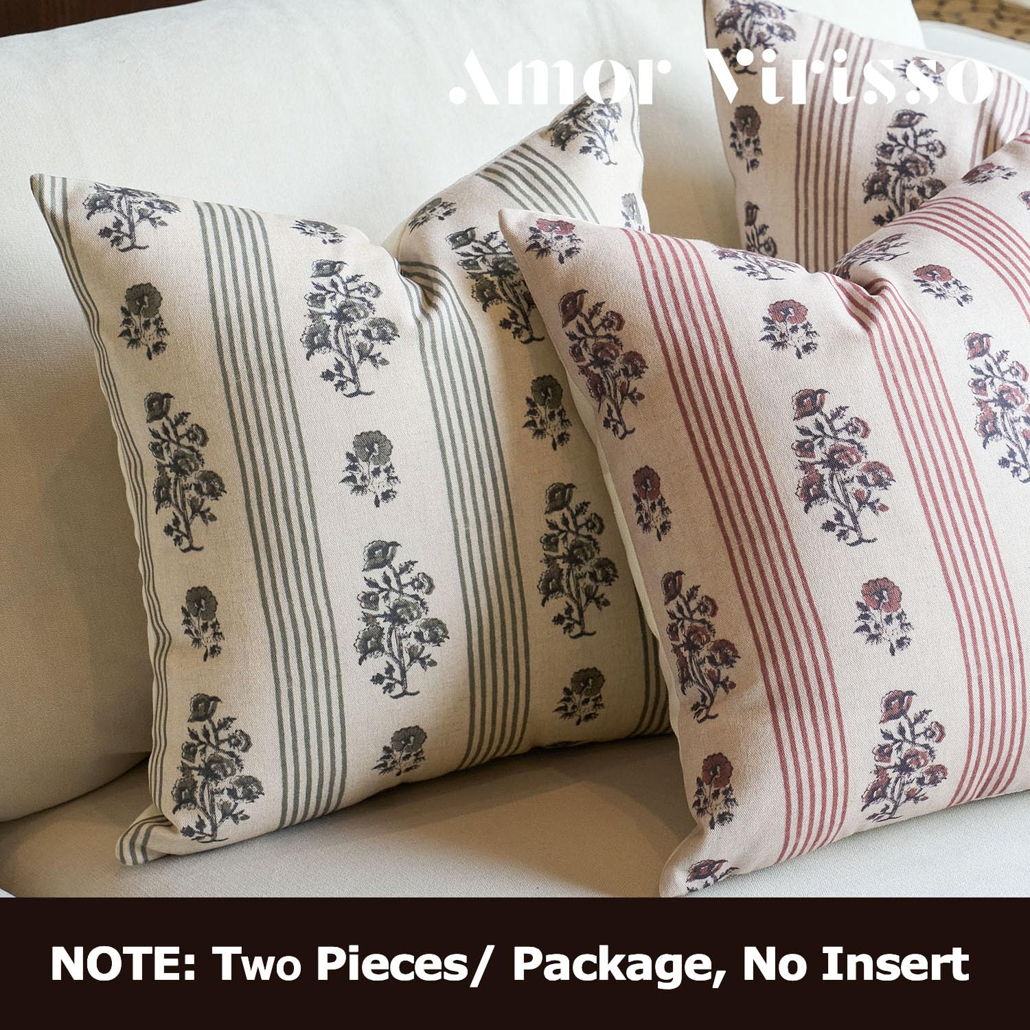 Amor Virisso machine-washable cover simplifies care and refreshes décor.