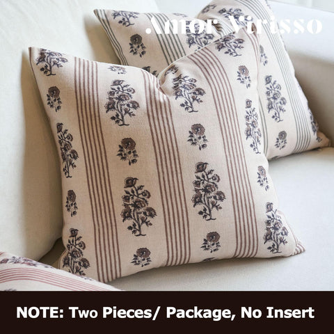 Amor Virisso cotton material offers breathable comfort on beds and couches.