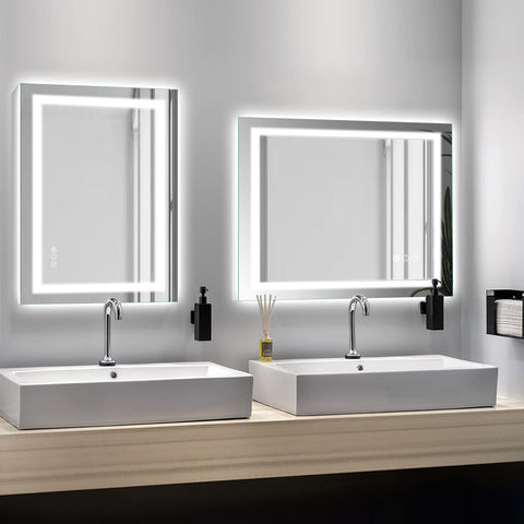 Amorho 24x36-inch mirror fits horizontal or vertical orientation