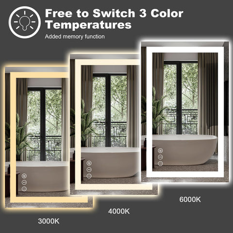 Amorho adjustable color temperature supports 3000K to 6000K for any task.