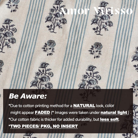 Amor Virisso floral stripe design close-up, ideal for living room decor.