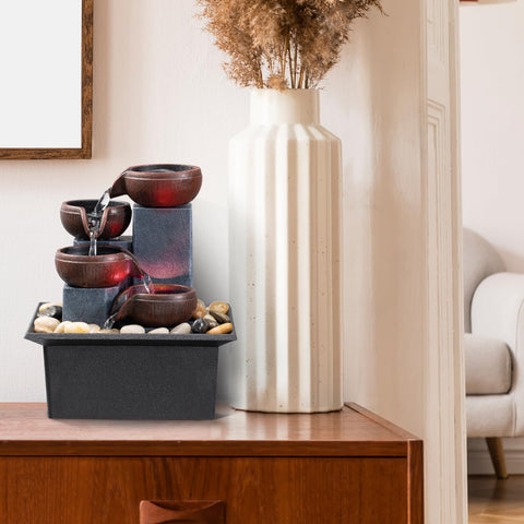 AMOOTEK ambient water flow creates subtle sounds to aid focus