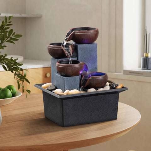 AMOOTEK gift-ready indoor fountain suitable for home or office