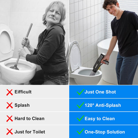 AMPFORCE plunger head with vacuum seal enables efficient blockage clearance