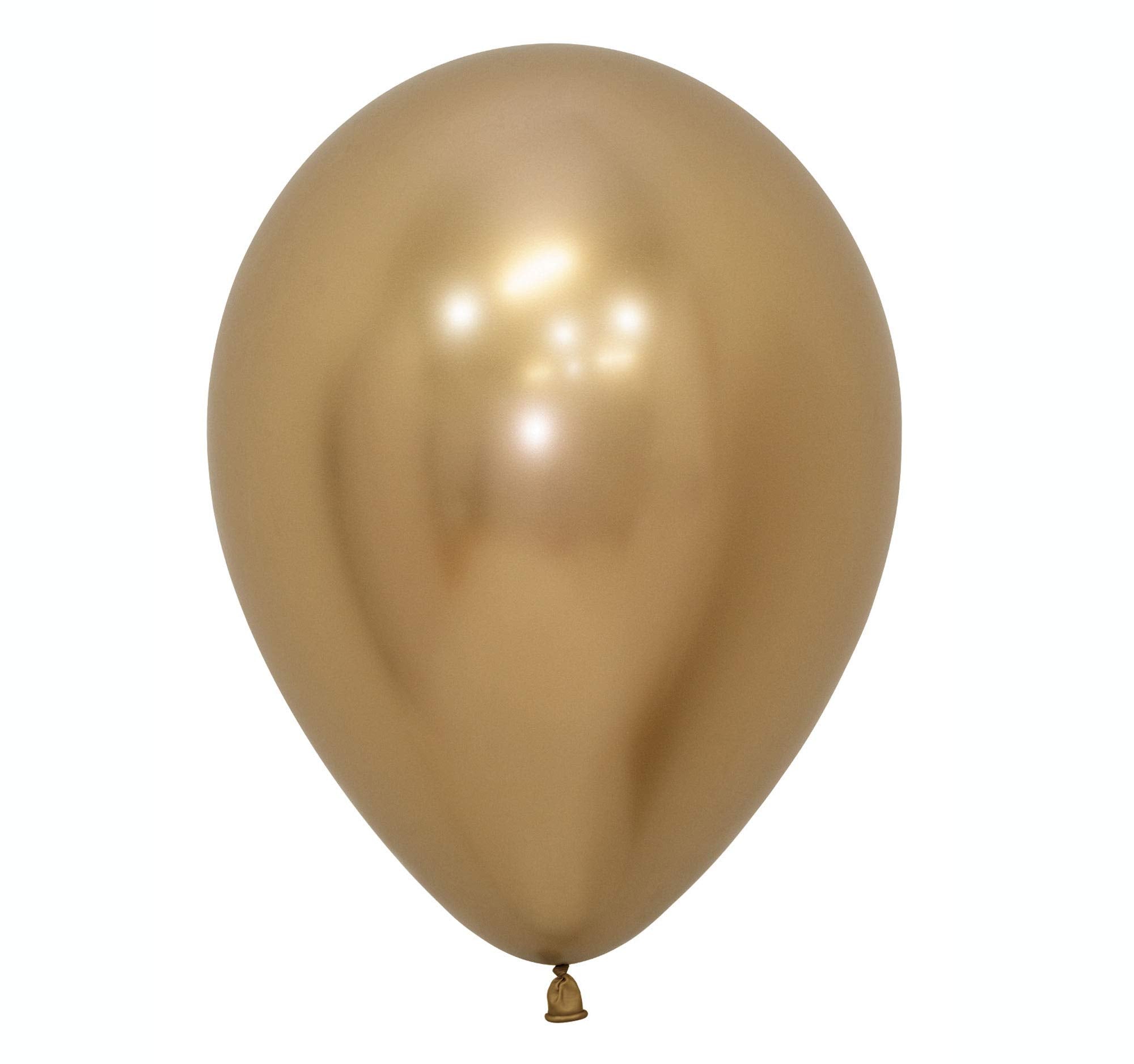 Amscan Sempertex Reflex Gold 11inch balloons for elegant, versatile celebration decor.