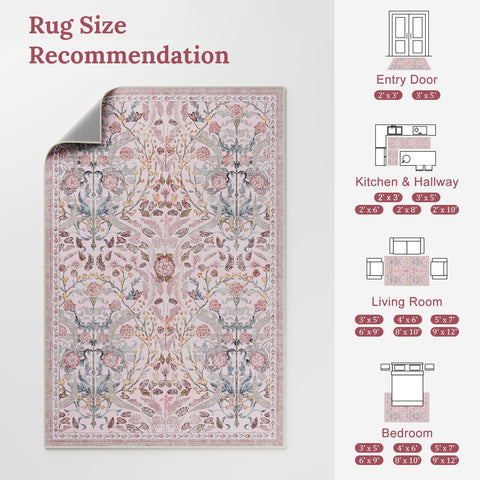 AMTOVO nursery setup gains warmth from this plush, family-friendly rug.