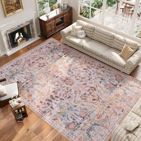 AMTOVO soft pile close-up shows plush texture and cozy underfoot feel.