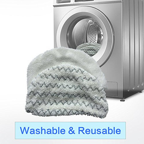 Amyehouse durable microfiber material absorbs water and dries quickly after mopping.