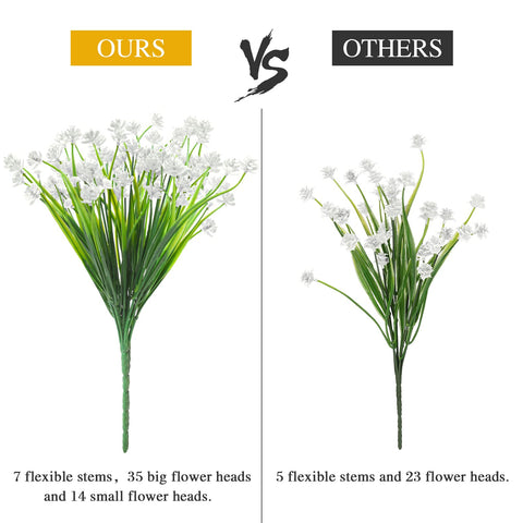AmyHomie artificial flowers for window boxes boost curb appeal effortlessly.