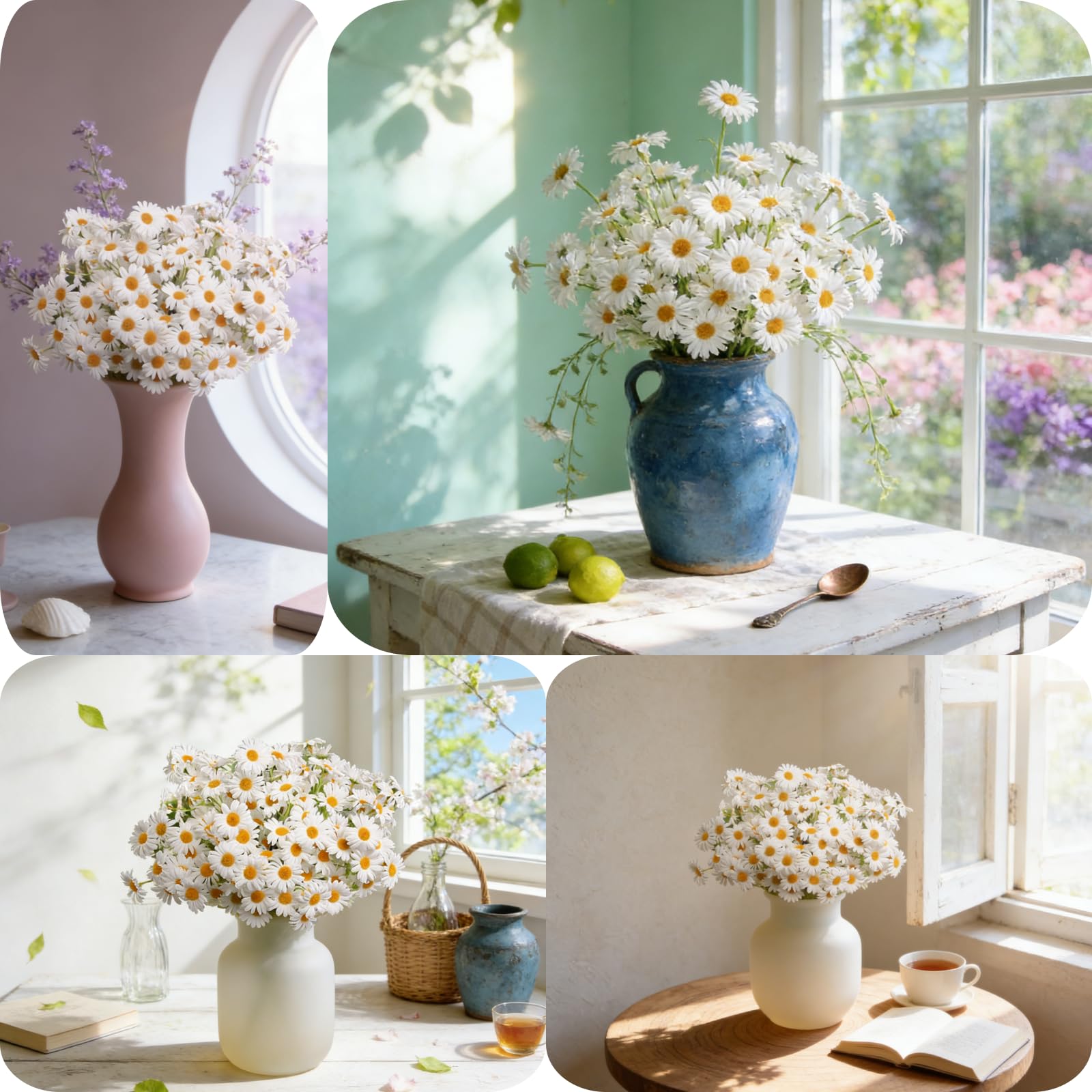 AmyHomie bendable wire stems let you shape bouquets easily
