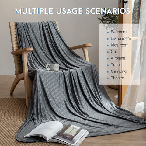 AmyHomie dark-gray checkered design adds a touch of luxury to any room.