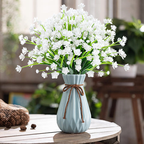 AmyHomie faux plants for patios resist weather while staying vibrant.