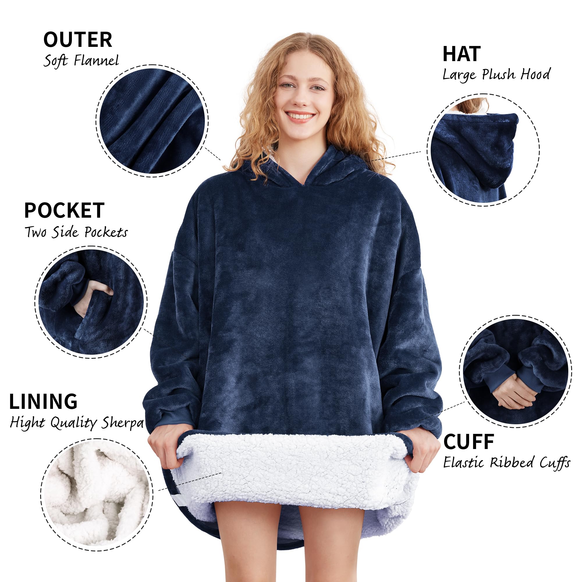 AmyHomie microfiber fleece exterior feels soft and dries quickly after wear