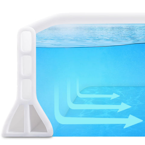 AMZKONIG collapsible shower dam 67in protecting floors from splashes