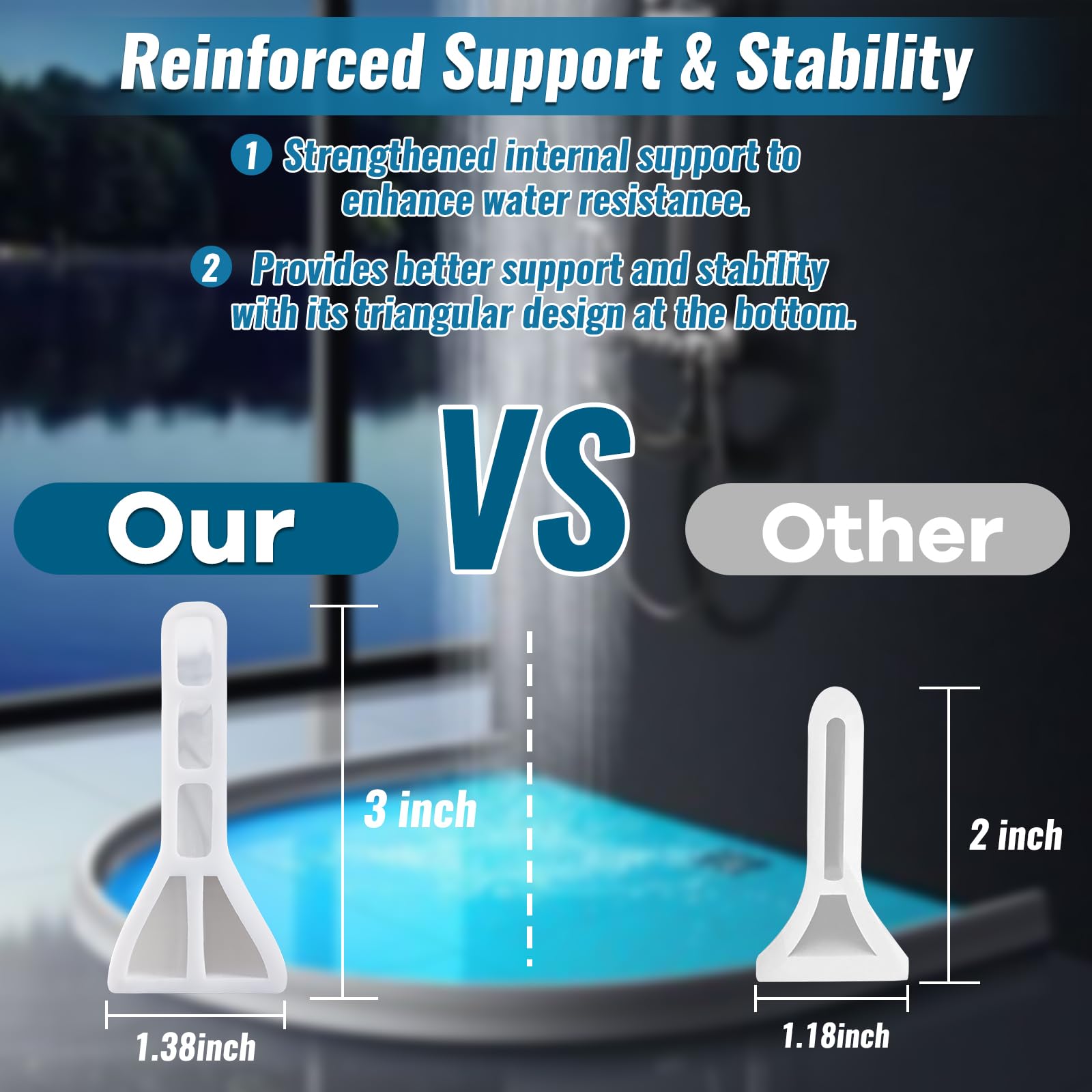 AMZKONIG durable silicone dam resists heat and wear