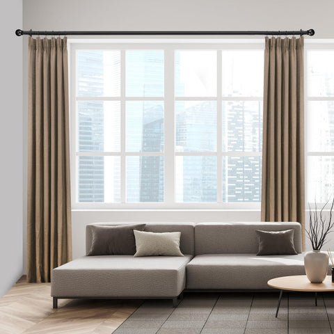 AMZSEVEN curtain rod load capacity up to 25 lb for versatile drapes.
