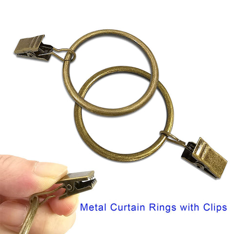 AMZSEVEN heavy-duty drapery clips, strong tension for heavier fabrics