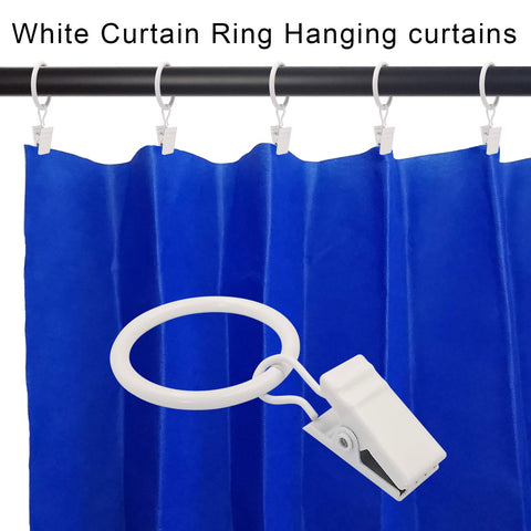 AMZSEVEN heavy-drapery clips enable secure hold.