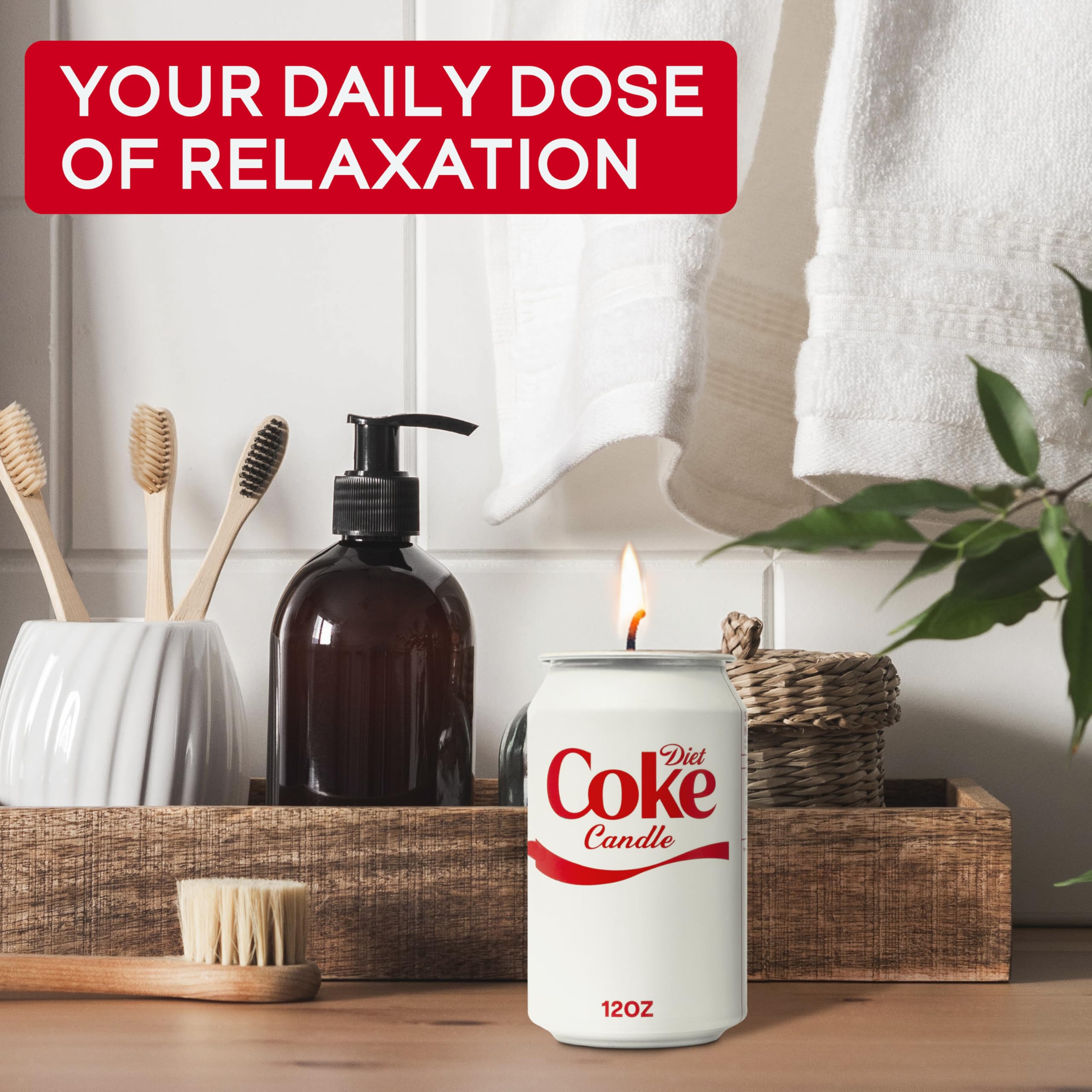 Anakz Diet Candle's compact tin fits small spaces.