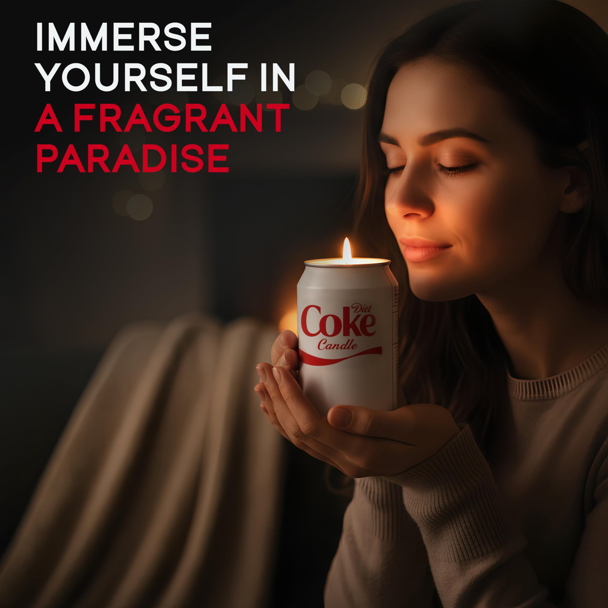 Anakz Diet Candle evokes nostalgic cola notes for relaxed vibes.