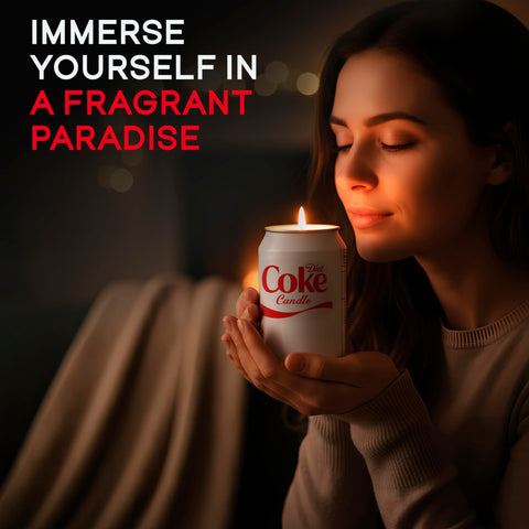 Anakz Diet Candle evokes nostalgic cola notes for relaxed vibes.