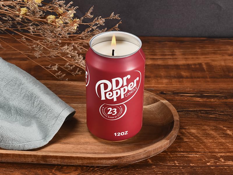 Candle in a cozy room setup enhancing casual, cute decor