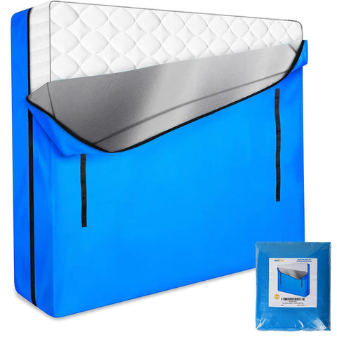 ANALIM mattress bag with dual zipper closure protects mattress during transport and storage