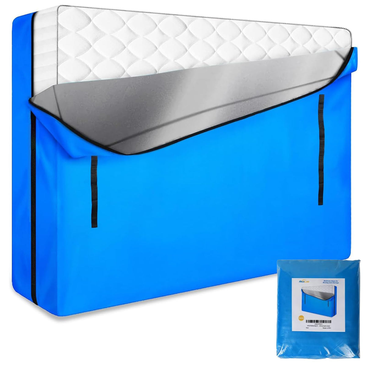 ANALIM queen-size mattress bag with double zippers protects during moves