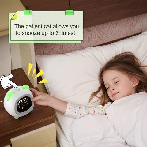 ANALOI blue bedtime light cue helps establish quiet bedtime routine.