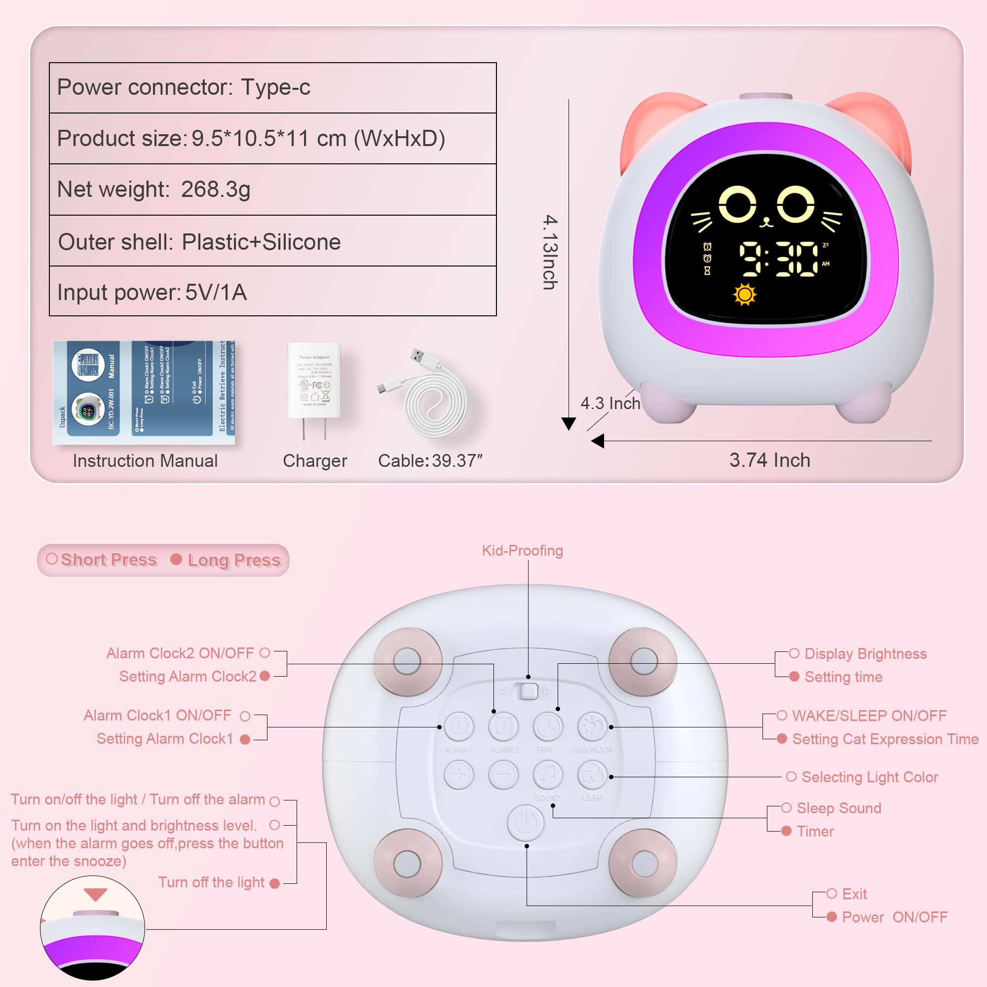 Analoi auto-off timer supports effortless energy saving and sleep routines.