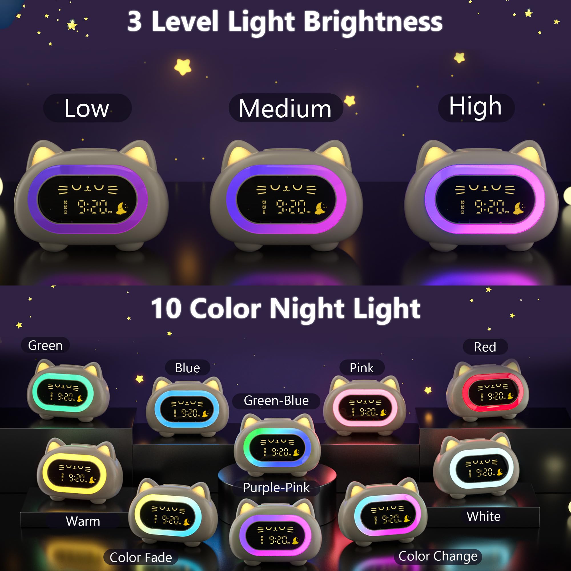 ANALOI auto-off feature supports a calm sleep environment.