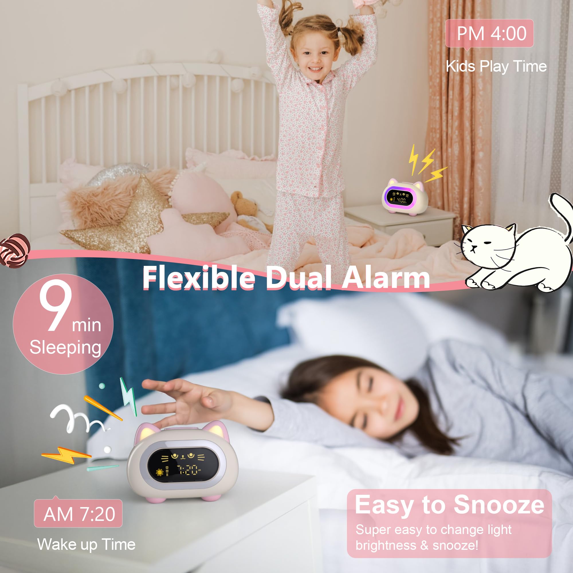 ANALOI alarm clock makes a thoughtful gift for kids