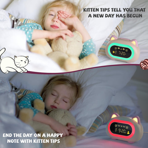 ANALOI kids night light with ten color modes for calm bedtime