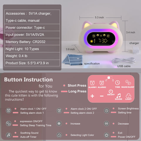 ANALOI sleep-friendly clock supports bedtime routines