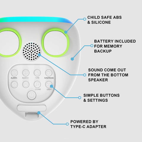 analoi soft white noise options help soothe and relax kids