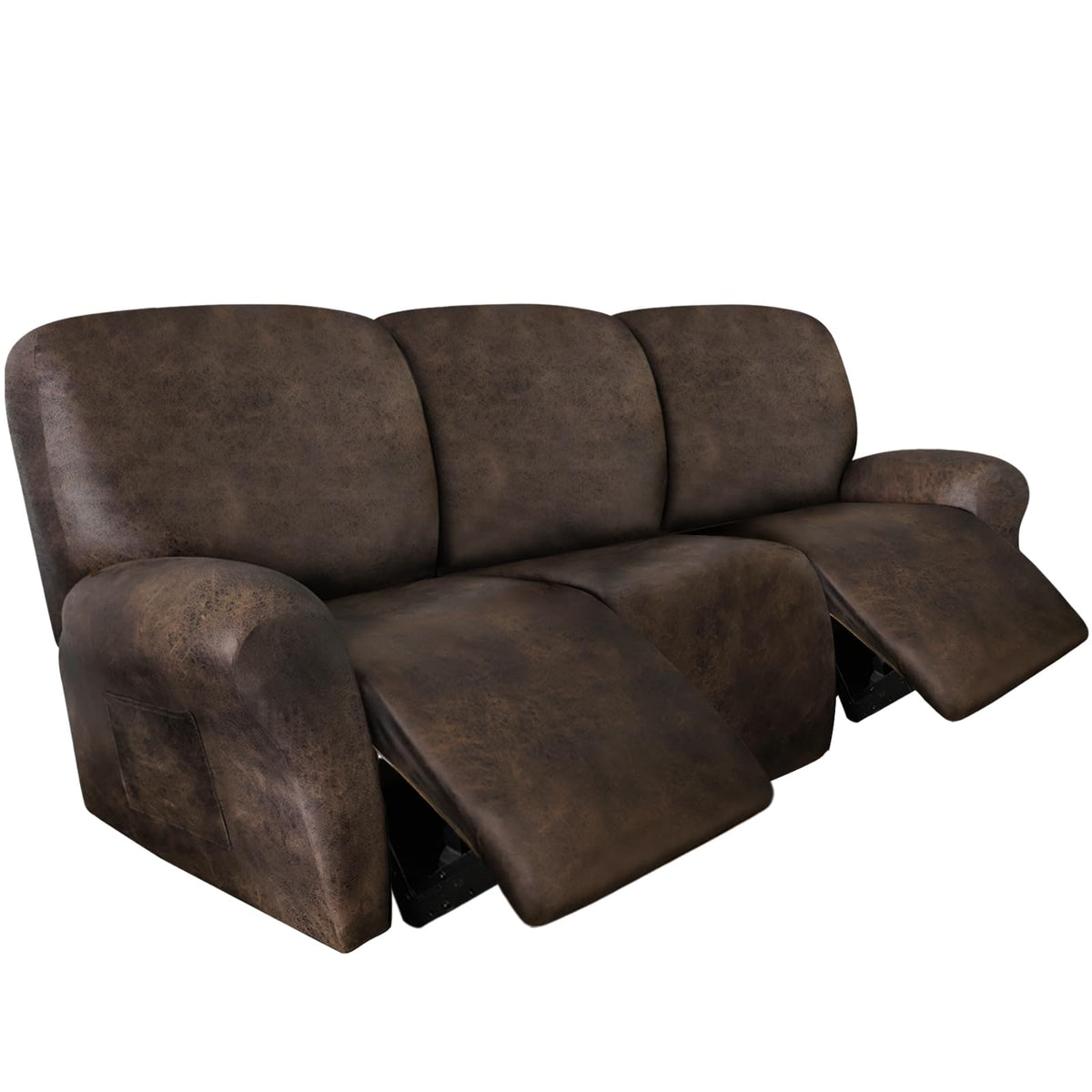 ANARACHON leather-look recliner cover backrest set protects and refreshes your sofa