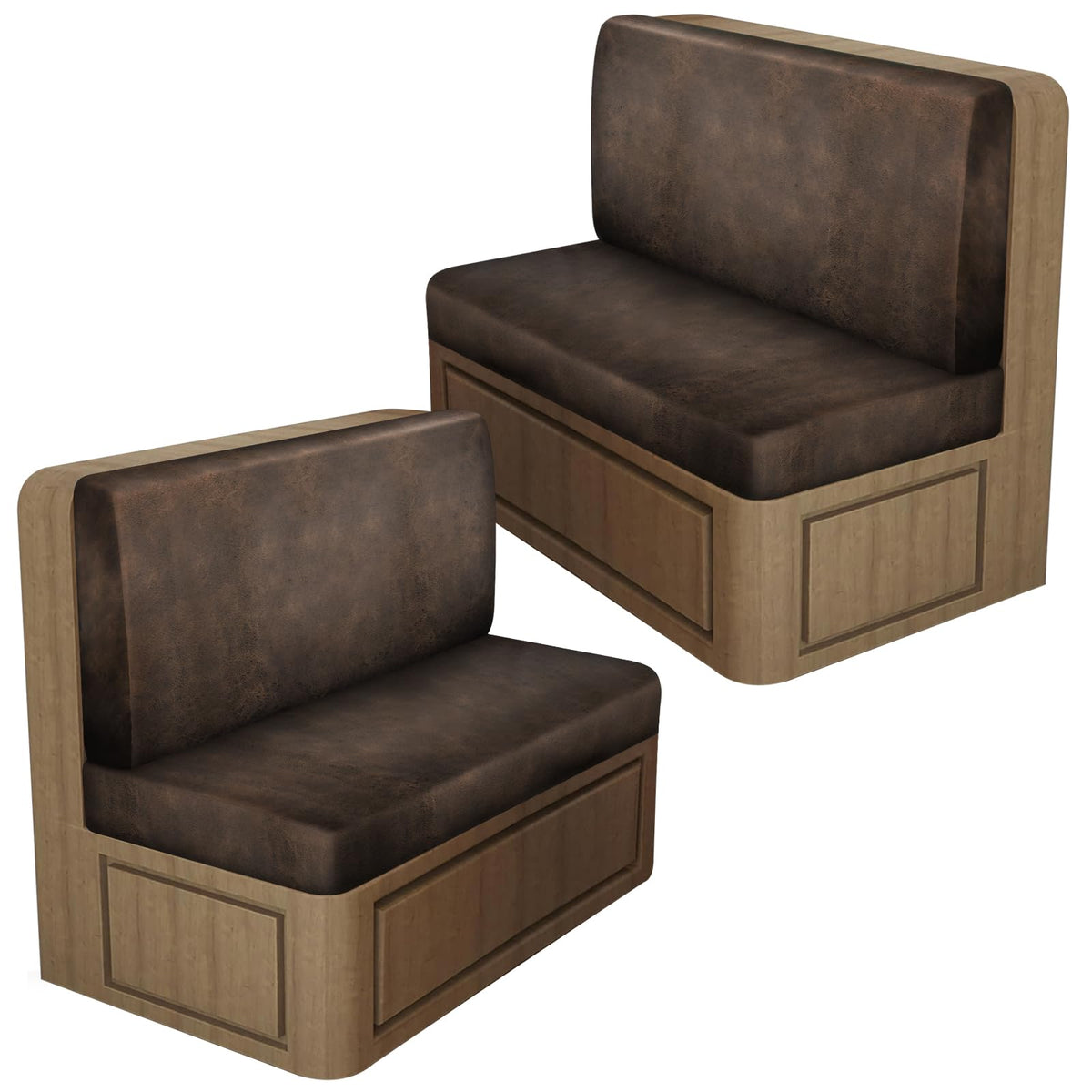 ANARACHON leather-look RV seat cover protects and refreshes dinette cushions