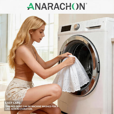 ANARACHON fade-resistant fabric maintains a bright white finish